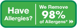 We remove 98% of allergens